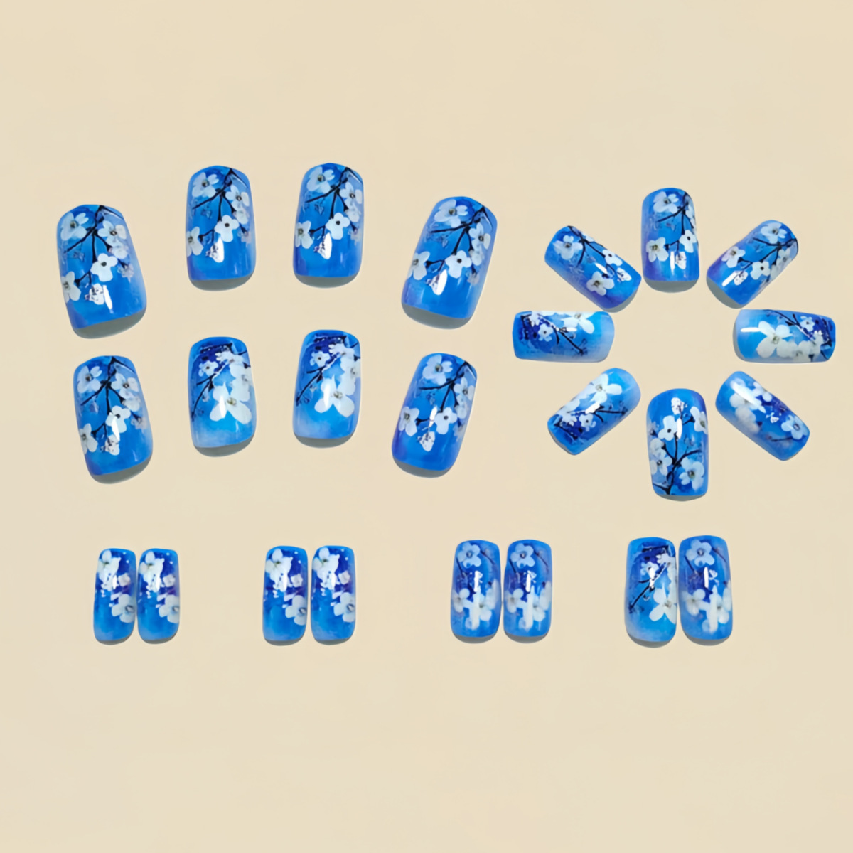 Medium fake nails for women gi - Nail Art Press On review and price