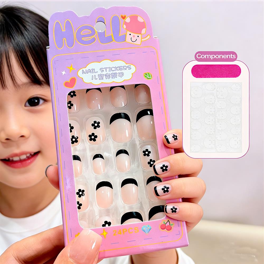 24Pcs/Box Cartoon Kids Press O - Nail Art Press On review and price