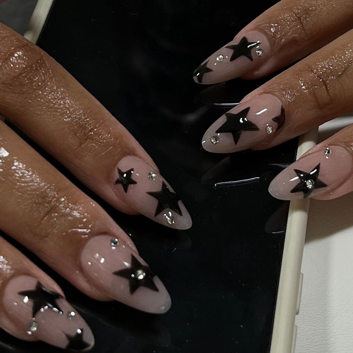 24Pcs Pentagram Press on Fake  - Nail Art Press On review and price