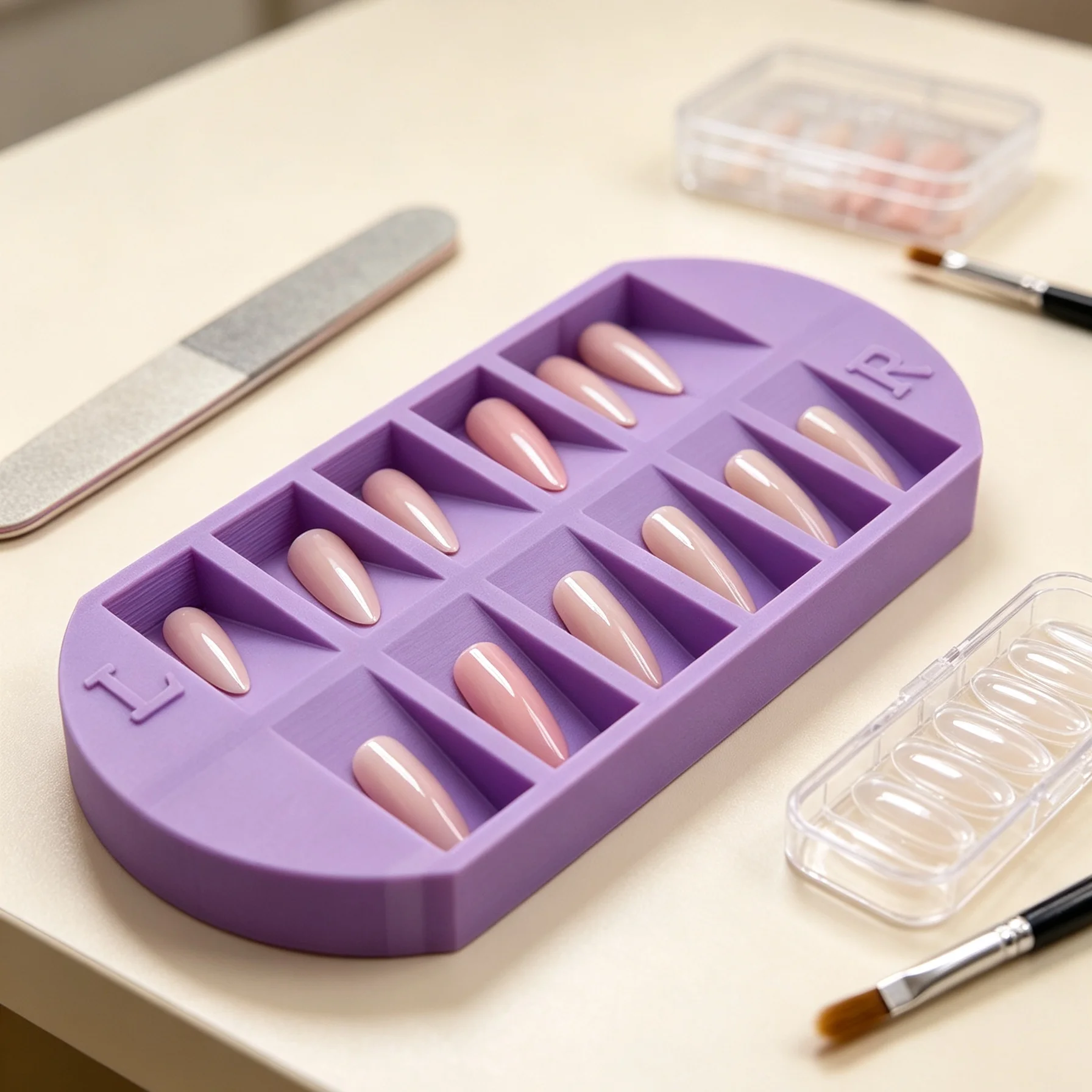 8-Grids Nail Tip Storage Tray  - Nail Art Quirky review and price