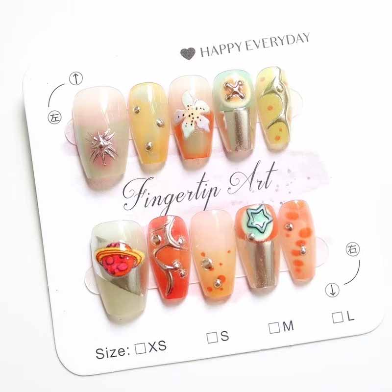 10 Pcs Women French Style High - Nail Art French review and price