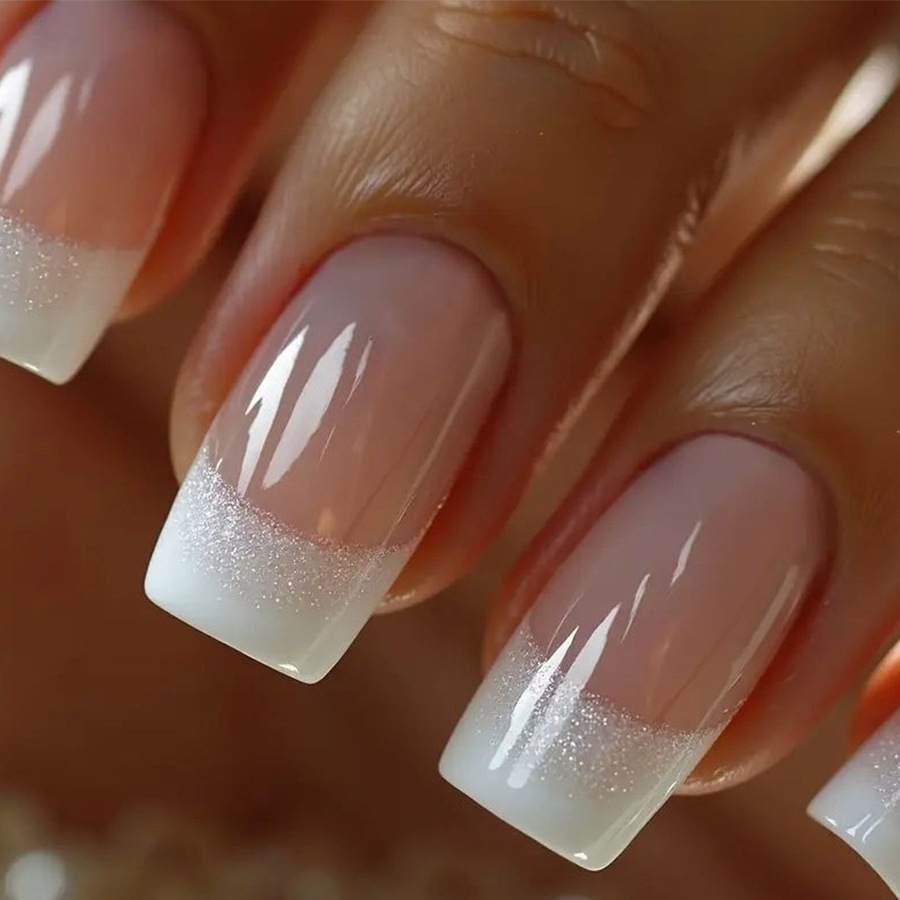 24pcs/set Medium Square fake n - Nail Art French review and price