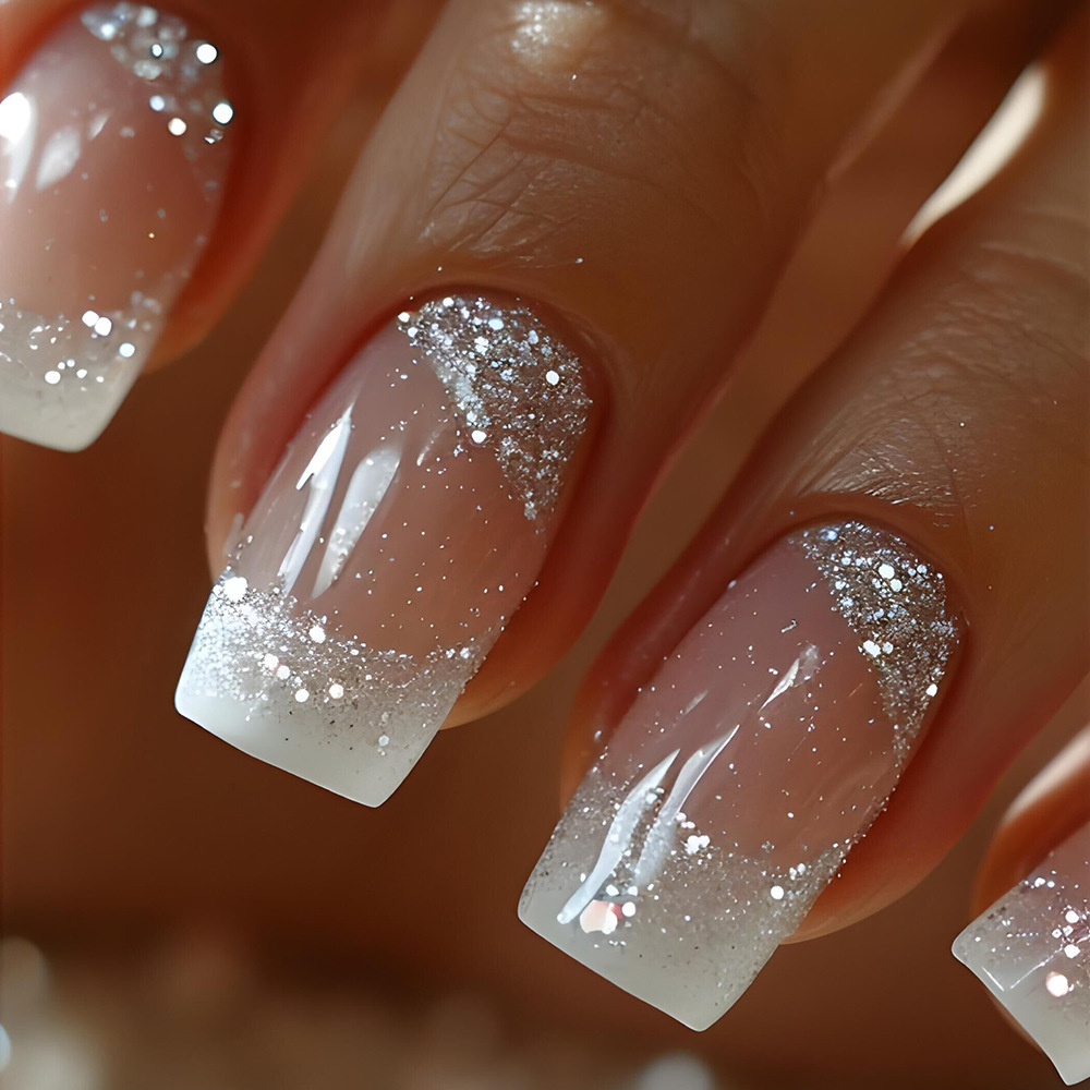 24pcs/set Medium Square fake n - Nail Art French review and price