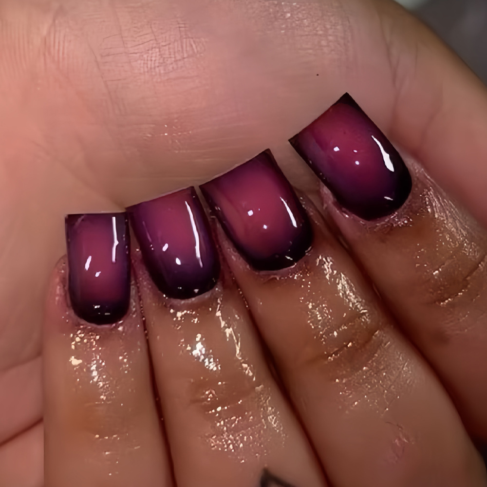 Short Square fake nails for wo - Nail Art French review and price