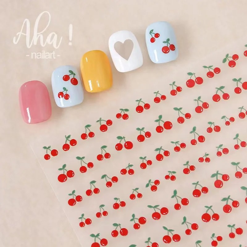 1sheet 3D Sweet Cherry Fruit N - Nail Art Red Cherry review and price