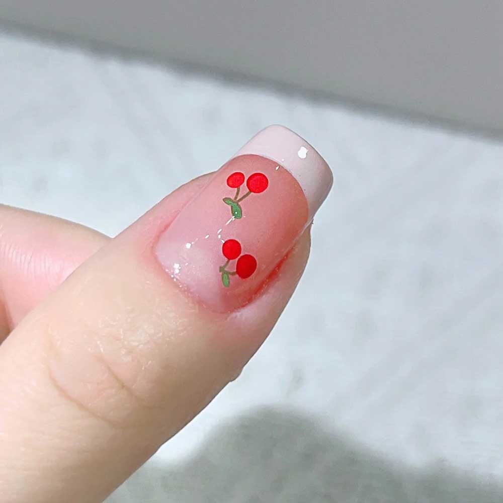 1sheet 3D Sweet Cherry Fruit N - Nail Art Red Cherry review and price