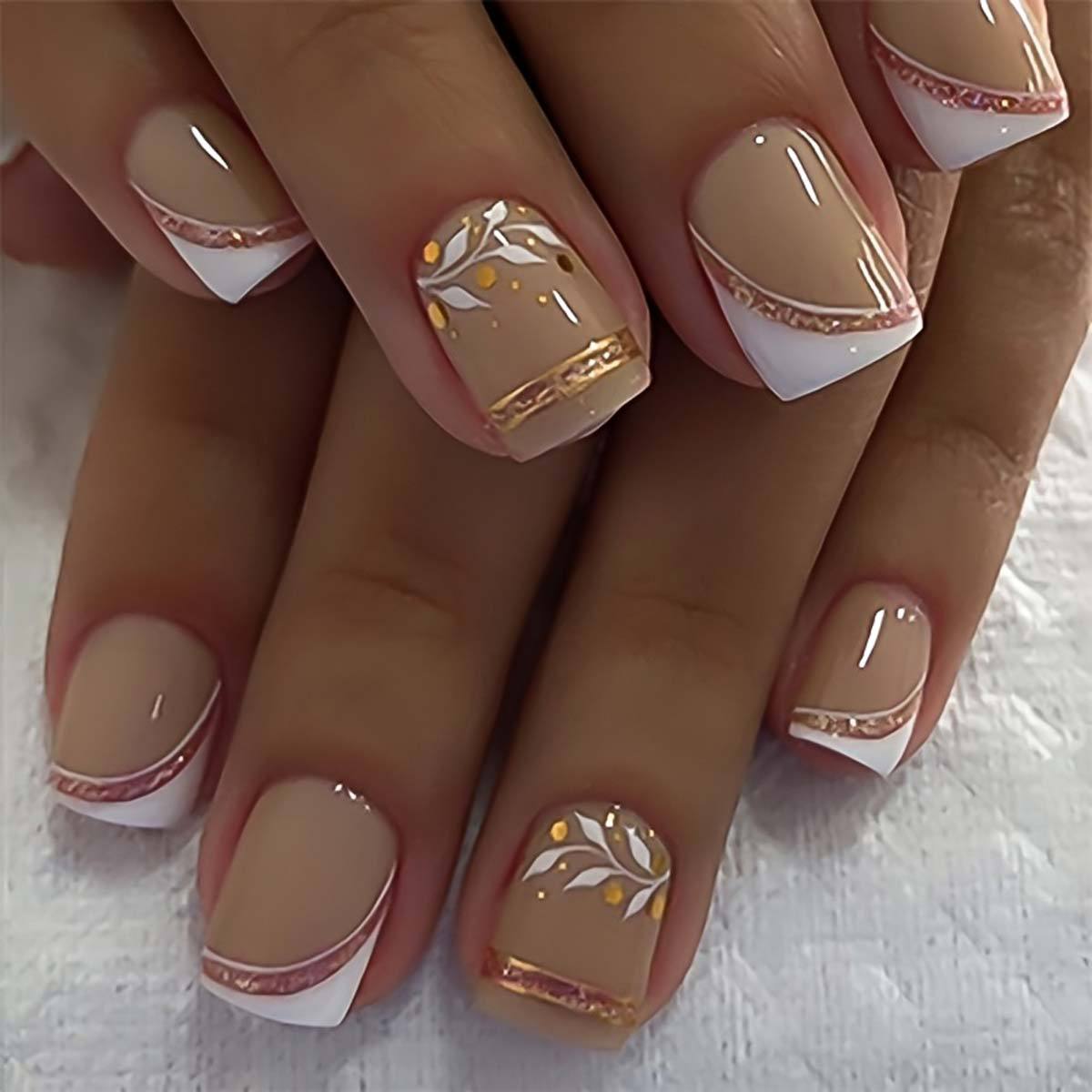 Short Medium fake nails for wo - Nail Art Press On review and price