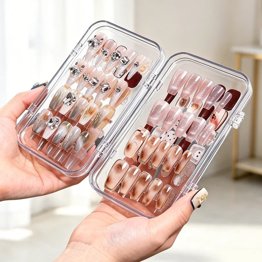 Clear Foldable Press On Nail S - Nail Art Quirky review and price