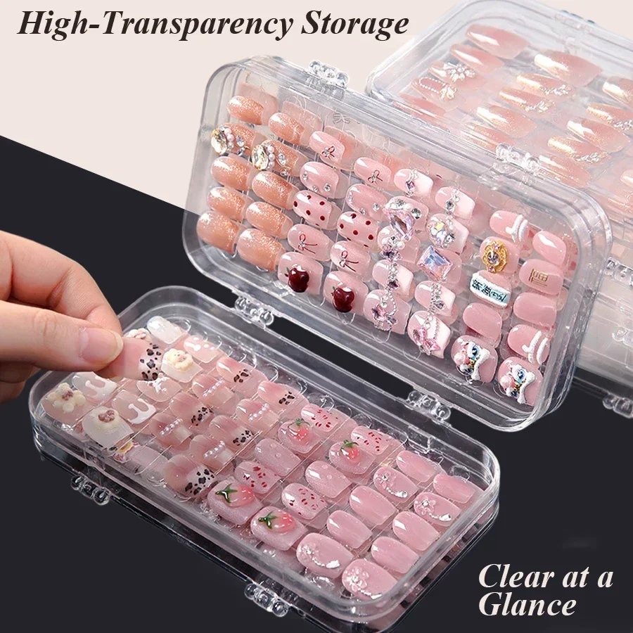 Clear Foldable Press On Nail S - Nail Art Quirky review and price