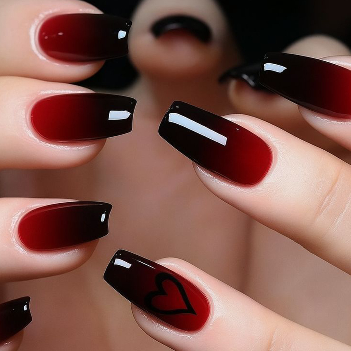 Short Medium fake nails for wo - Nail Art Press On review and price