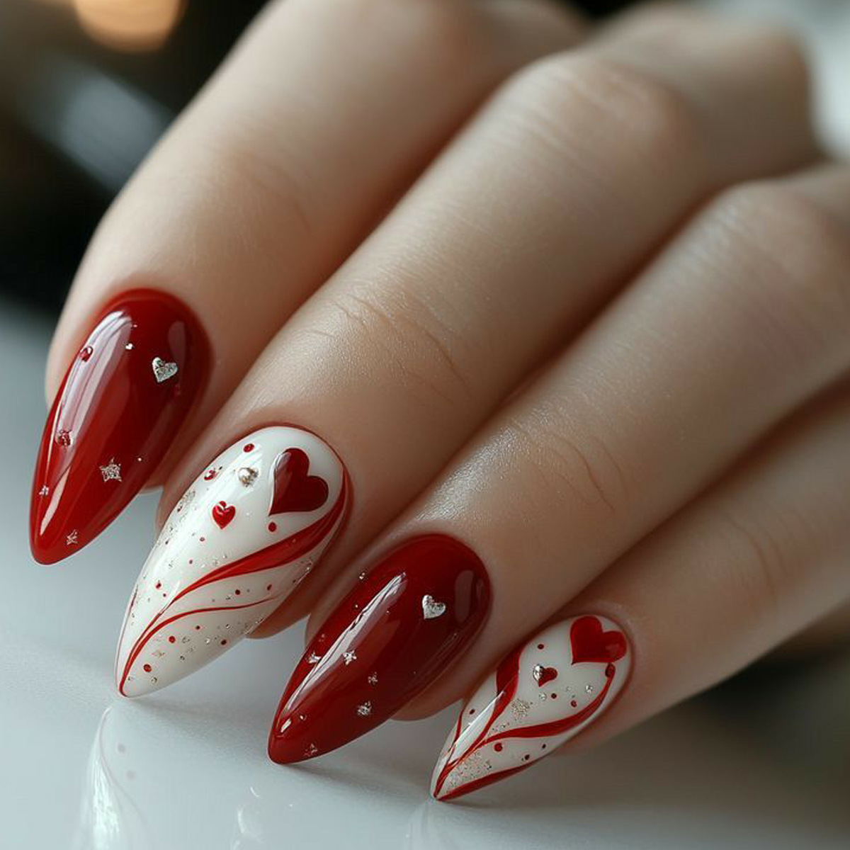 Short Medium fake nails for wo - Nail Art Press On review and price