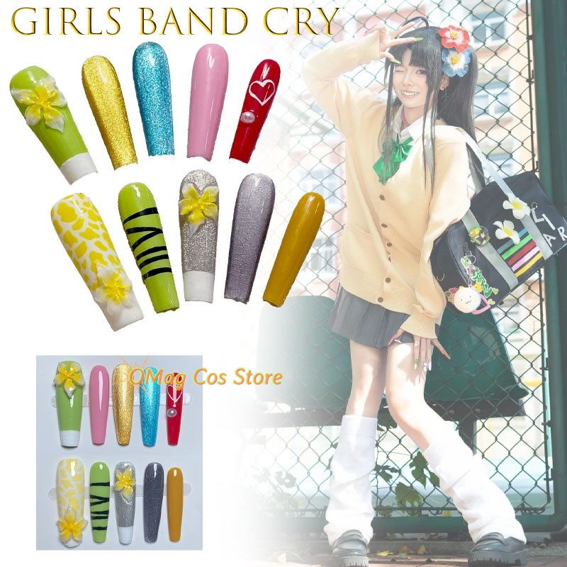 Girls Band Cry Anon Subaru Sho - Nail Art Press On review and price