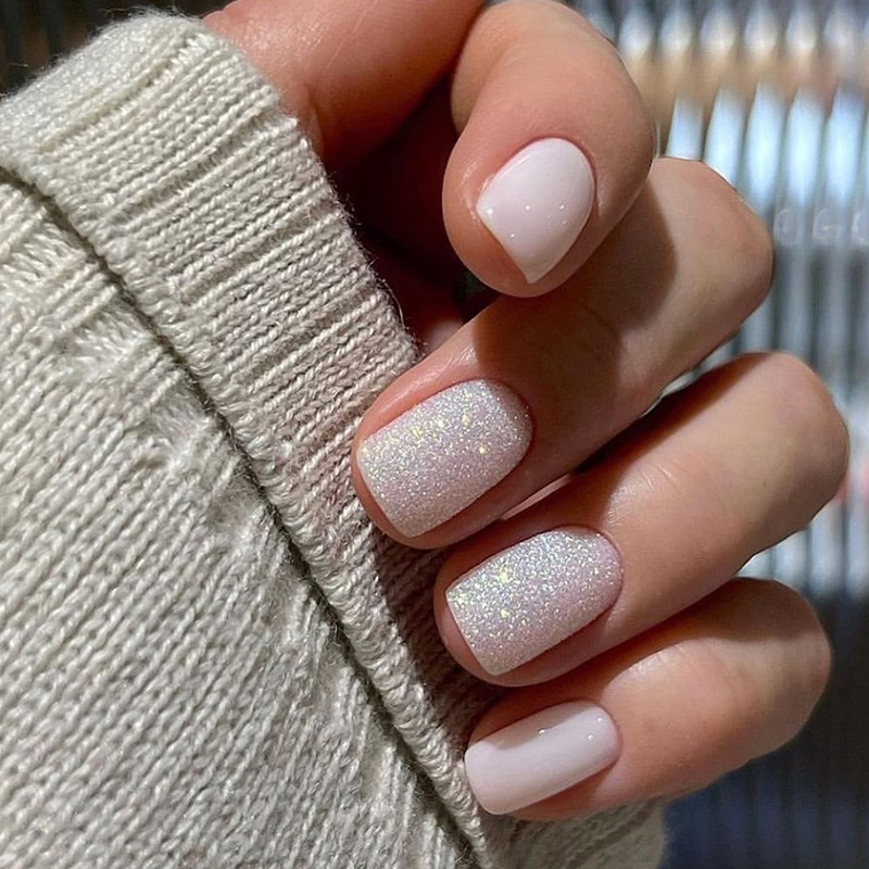 24ps/set Short Fake Nails for  - Nail Art French review and price