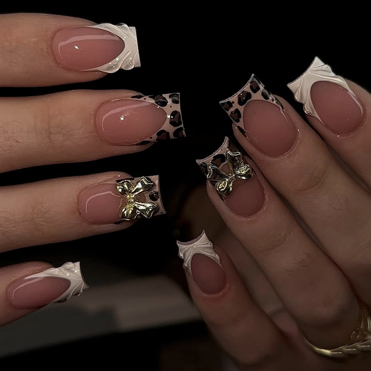 Short square fake nails for wo - Nail Art Press On review and price