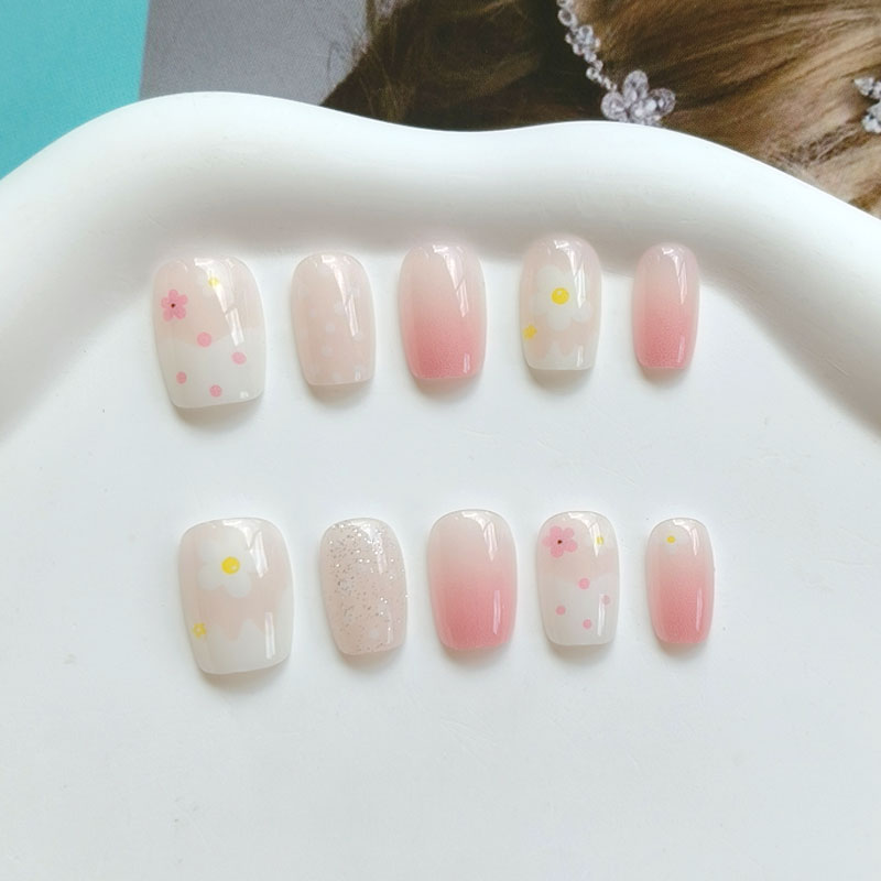 10Pcs Rainbow Bubble Gum Sweet - Nail Art Press On review and price