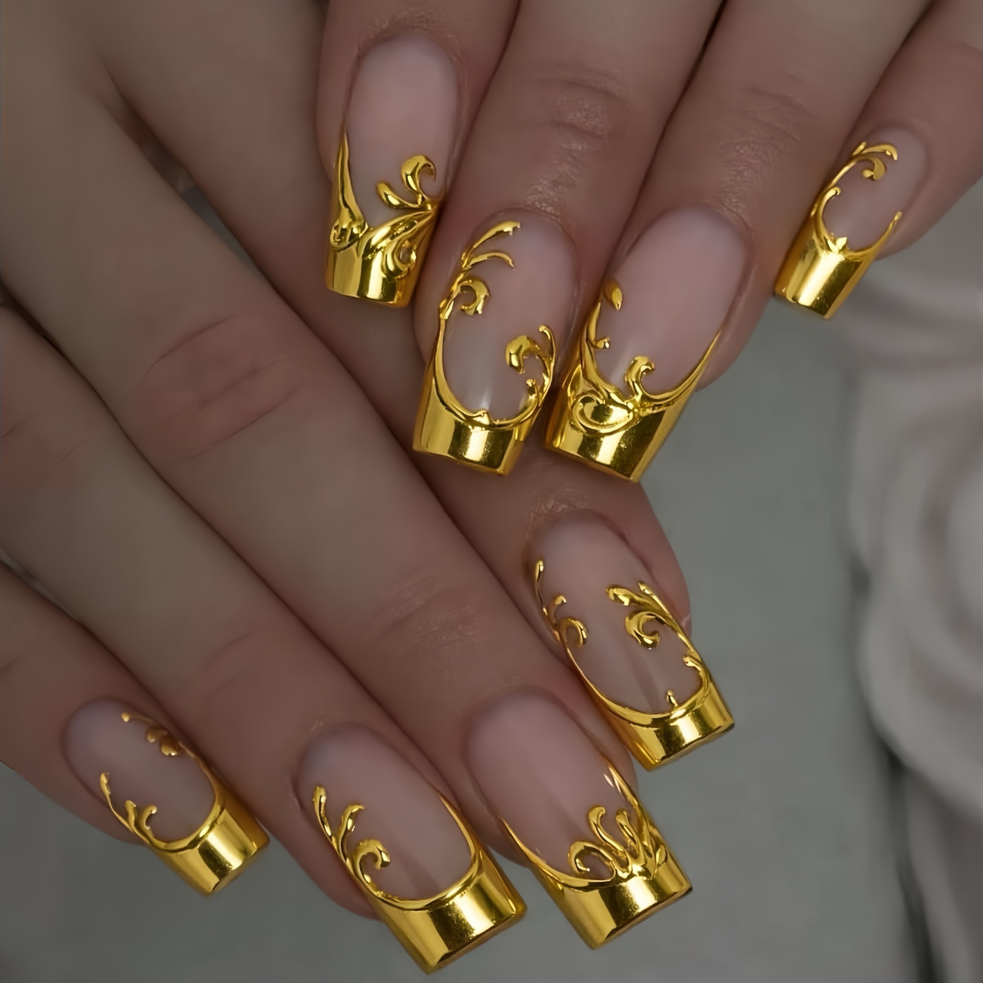 Medium Long Fake Nails for Wom - Nail Art Press On review and price