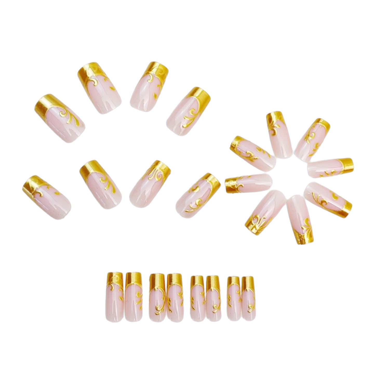 Medium Long Fake Nails for Wom - Nail Art Press On review and price